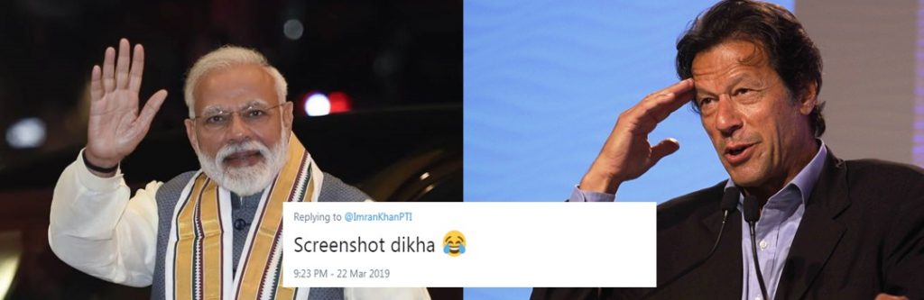 PM Modi Just Greeted PM Imran Khan On 23rd March And Indians Are Literally Asking For Screenshots