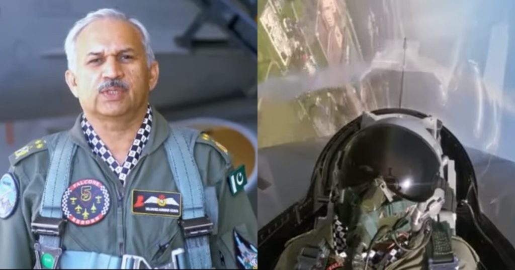 The PAF Air Chief Marshal Flying An F-16 On Pakistan Day Parade Is Giving Every Pakistani Major Goosebumps
