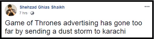 Dust Storm in Karachi - Parhlo