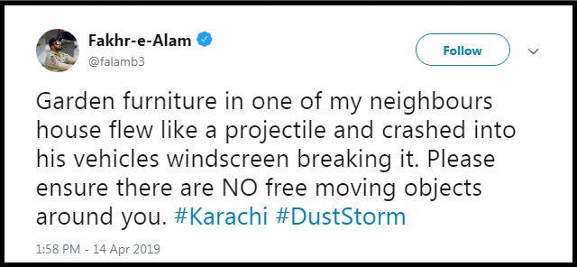 Dust Storm in Karachi - Parhlo